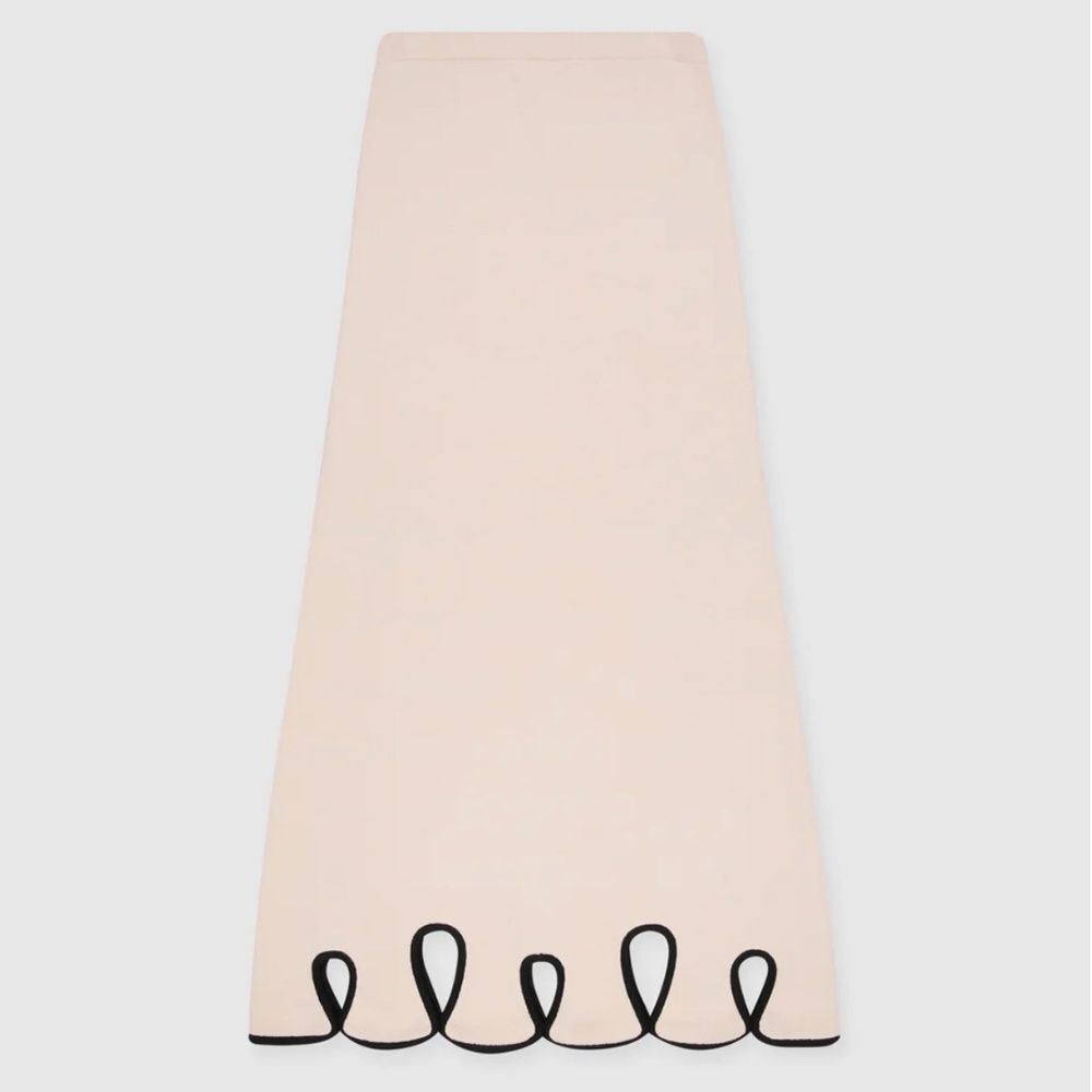 The Wolf Gang 'Deja' Knit Skirt in Dove (NWOT)